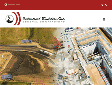 Tablet Screenshot of industrialbuilders.com